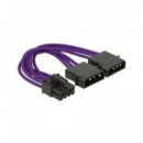 DELOCK 83705 Cable 2X Molex/m 4 Pines a 1X Pcie/m 8 Pines
