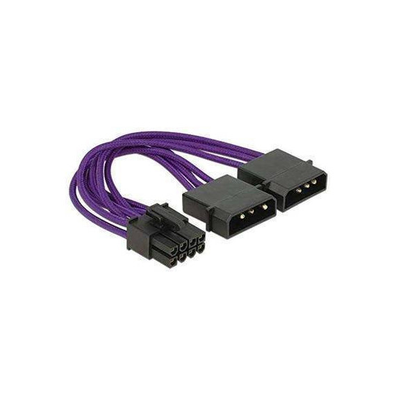 DELOCK 83705 Cable 2X Molex/m 4 Pines a 1X Pcie/m 8 Pines