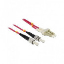 DELOCK 84685 Cable Fibra Optica Lc a St Multimodo OM4 1MTR