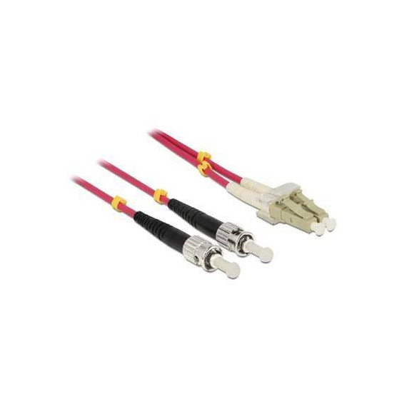DELOCK 84685 Cable Fibra Optica Lc a St Multimodo OM4 1MTR