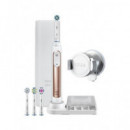 Braun ORAL-B Cepillo Dental Electrico Genius 9300 Rosegold con BLUETOOTH Mas Bolsa de Belleza y Viaj