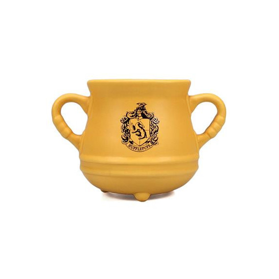 Caneca HARRY POTTER Desenho Caldeirão Amarelo Hufflepuff MUGCHP07