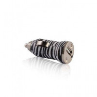FOREVER Cargador Coche USB 1AMP Diseño Zebra - Guanxe Atlantic Marketplace
