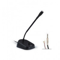 FONESTAR Microfono Dinamico de Sobremesa FDM-629-P Conector 6.5MM Mono 100-18000HZ - Guanxe Atlantic Marketplace