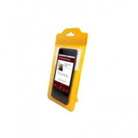 KSIX Funda Movil Universal 8" Amarilla Resistente Al Agua, con Soporte - Guanxe Atlantic Marketplace