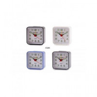 TIMEMARK CL01 Reloj Despertador Analogico Pequeño Negro