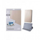 One + Funda Tableta Universal 10.5"-11" Libro Dorada  ONE PLUS