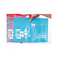 HELIO FERRETTI 120765 Dream Travel Bag Estuche Documentos para Viaje PVC Surtido Colores