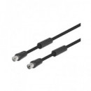 NIMO Cable Antena TV M/h con Ferritas 2.5 Mtrs Negro WIR1227