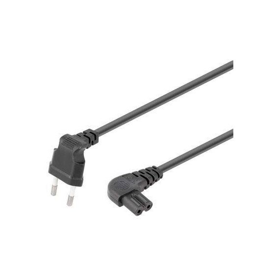 NIMO Cable Alimentacion Tipo 8 Acodado 5MTRS Negro WIR059