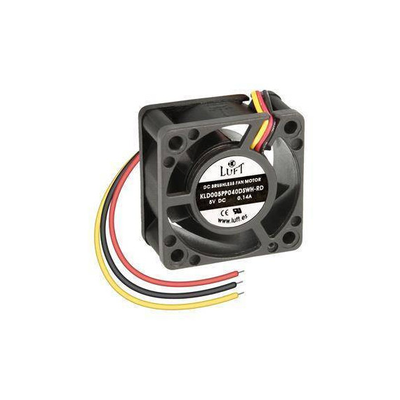 NIMO VEN026 Ventilador con Cojinete de Friccion 40X40X20MM 5VCC 3 Hilos