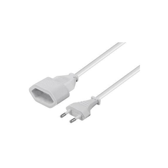 NIMO WIR129 Cable Extensor Corriente Europeo 2MTRS Blanco
