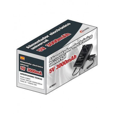 NIMO Alimentador 100-240V a 5V/3000 Mah ALM007 Jack Hueco