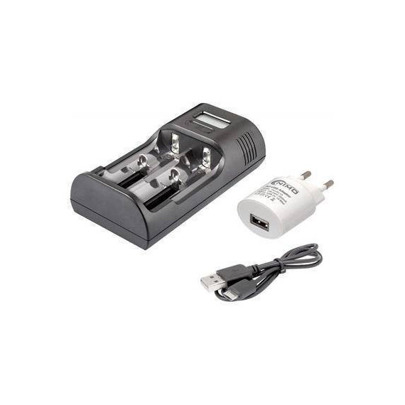 Purenergy Cargador de Pilas Li-ion/ni-mh 2/C Cilindor CAR234 18650 Similares  NIMO