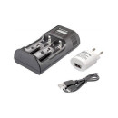Purenergy Cargador de Pilas Li-ion/ni-mh 2/C Cilindor CAR234 18650 Similares  NIMO