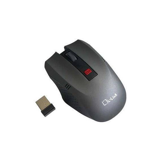 Rato óptico sem fios L-LINK Cinzento