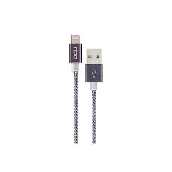 DCU Cable Datos Lightning a USB 1MTR Gris - Guanxe Atlantic Marketplace