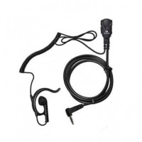 KOMUNICA Micro Auricular Negro Rizado PWR-PRO-FT50 para Yaesu FT50/X-110/VX-150