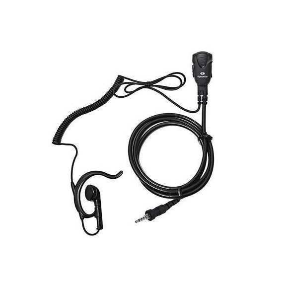 KOMUNICA Micro Auricular PWR-PRO-VX7 Negro Rizado para Vertex VX-7
