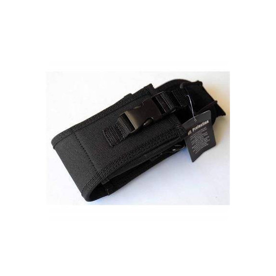 Funda Emisora MY-121 Grande con Arnes Negra  LALO
