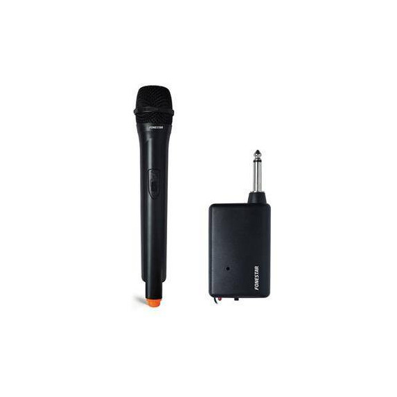 FONESTAR Microfono Inalambrico de Mano Receptor con Conector Jack 6.5MM Mono IK-163