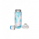 KAMBUKKA Termo Reno Insulated 500ML Plumas Pavo Real  8H CALIENTE/20H Frio Bpa Free