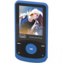 TREVI Reproductor MP4 MPV1725 Azul Radio Fm, Foto Video con Auriculares(sin Mem.)