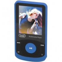 TREVI Reproductor MP4 MPV1725 Azul Radio Fm, Foto Video con Auriculares(sin Mem.)