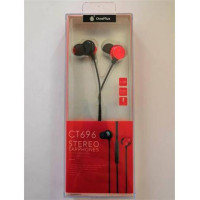 ONE PLUS Manos Libres Portatil CT696 Cable 1.2MTRS Jack 3.5MM Rojo