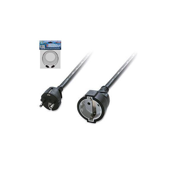 Value Cable Extensor Corriente Schuko Negro 3MTRS  VALUELINE