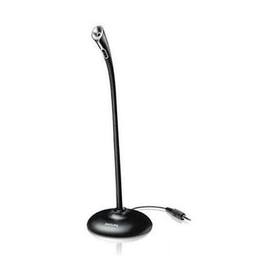 PHILIPS Microfono Sobremesa para Pc Voip SHM-1000 con Cable Jack 3.5MM