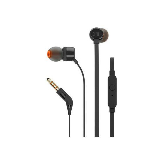 JBL T110 Mini Auriculares Estereo con Microfono Negro