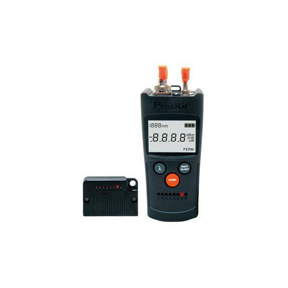PROSKIT 4 en 1 Comprobador Fibra Optica y Conexiones Modulares RJ11,RJ45 MT-7602