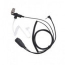KOMUNICA Micro Auricular Pwr-tub-k Cable Rizado Transparente Tubo Acustico para Kenwood