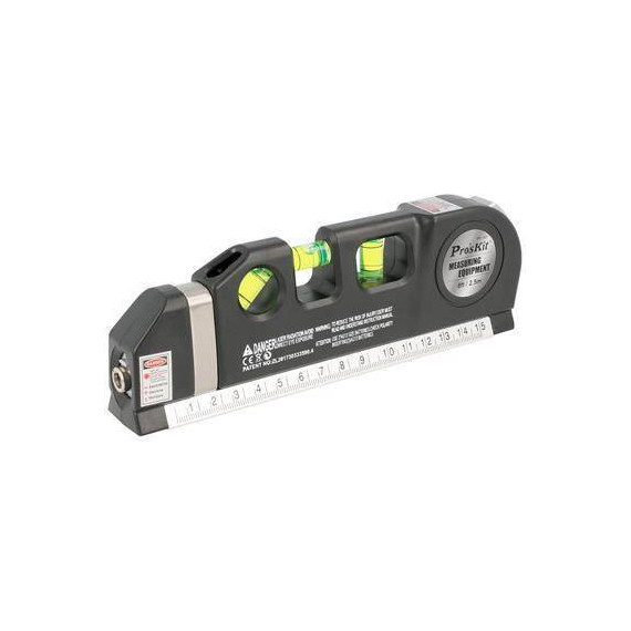 PROSKIT Nivel Laser, Burbuja y Metro PD-161-C