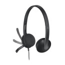 LOGITECH Auricular Tipo Casco H340 por Usb, Microfono, Reduccion de Ruido