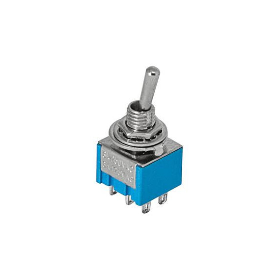 Conmutador Palanca 2 Ctos, 2 Posiciones YZ181 Azul  NIMO - Guanxe Atlantic Marketplace