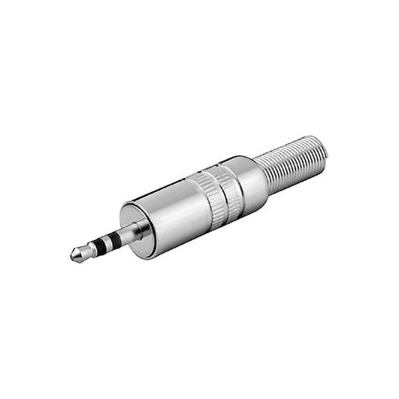 Clavija Jack 3.5MM/M Estereo de Metal para Soldar  LALO