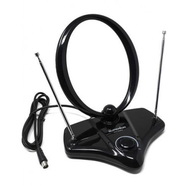 Superior Antena Interior Alta Ganancia Amplificada 30DB NAI-001 con Filtro 5G/4G 4K  SURMEDIA