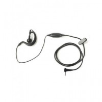 JETFON Microauricular MA-1708 para Motorola Jack 2.5MM Negro con Soporte Oreja Negro Goma