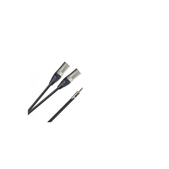DCU Cable Audio Pro Jack/m 3.5MM Estereo Rean a 2XXLR/M Neutrik 1MTR 404501