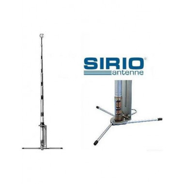 SIRIO GPE27 Antena Base Cb 26-28 Mhz. 5/8 Onda.frecuencia 27MHZ, Potencia 500W, Ganancia 3,35DBI,
