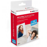 AGFAPHOTO Cartucho 3X3" Pack 20 Fotos ASQC20 - Guanxe Atlantic Marketplace