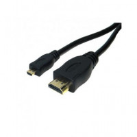 DCU Cable Micro HDMI a HDMI 1.4 M/m 0.5MTRS Negro 30501510