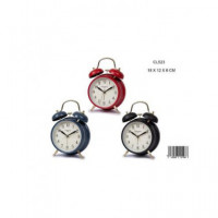 TIMEMARK Despertador Analogico de Campana Mate Varios Colores CL523