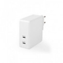 NEDIS Cargador de Red  72W 2XTIPO C WCPD65W110WT