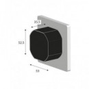 ARCAS Enchufe Schuko MEL079 de Empotrar 16AM+2XUSB Blanco