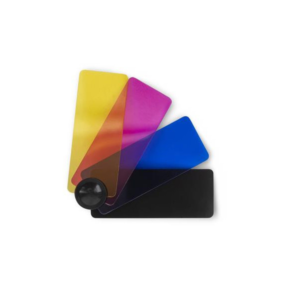 KIKKERLAND Set de 4 Tapas Webcam Coloridas Privacidad Movil, Tableta, Pc US218