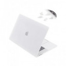 Funda Carcasa Rigida para Macbook Air 13.3" Transparente Azul/negra Surtido Colores A1369/14666  LALO