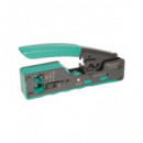 PROSKIT Crimpadora Modular para Cable RJ45 Cat 5/6/7, RJ12 y RJ11 CP-335 HRV335